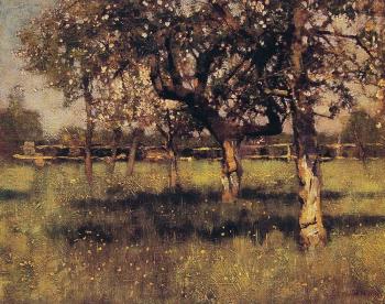 An orchard in May